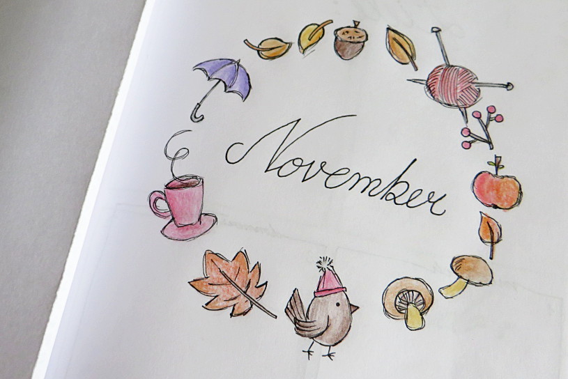 Bullet Journal | Mein November-Setup | Of course Bananas are far more