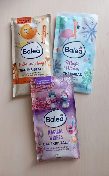 Neue Badesalze